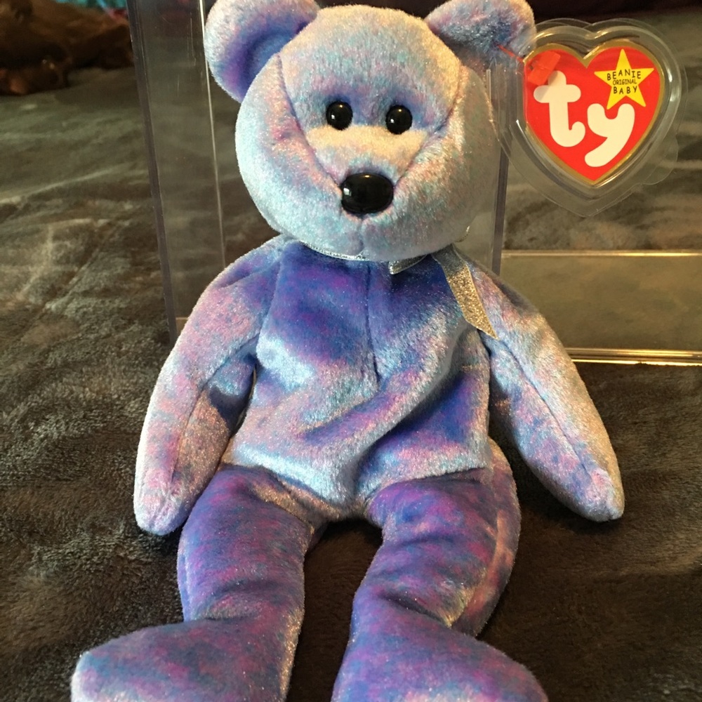 Clubby II Beanie Bear - Picture 1 of 3